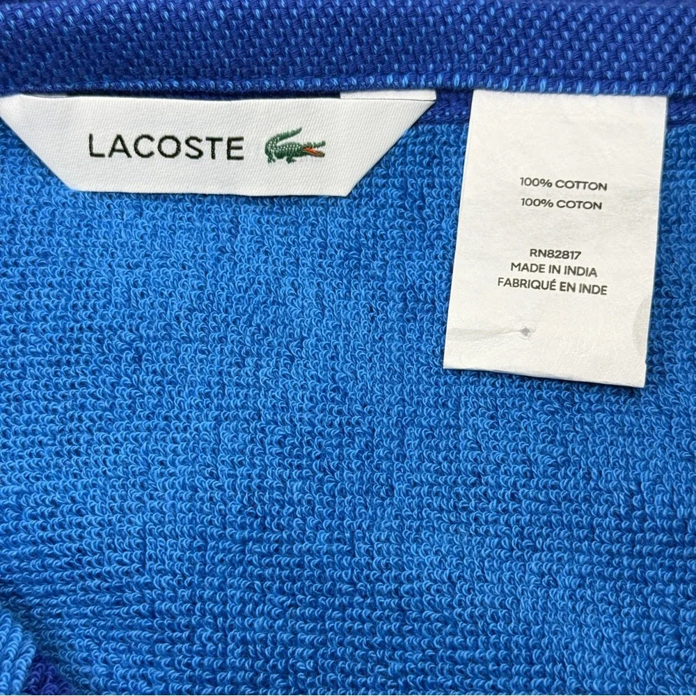 Lacoste blue bath